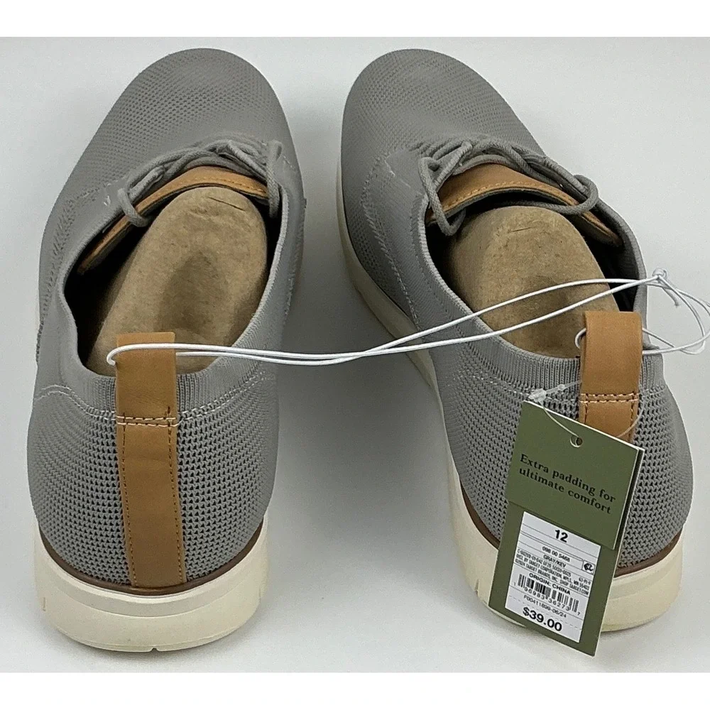 Goodfellow &‎ Co. Gray Knit Oxford Dress Casual Shoes Men's Size 12